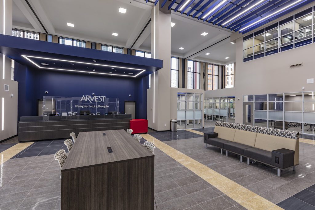 Arvest Tower Banking Center Renovation project photo