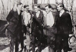 Lippert Brothers 1923 (L to R - Louis T., Reuben C., Erick W., Leo J., & Walter H.)
